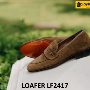Giày lười nam da lộn công sở đẹp loafer LF2417 004