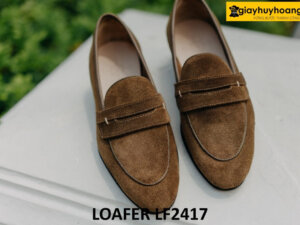 Giày lười nam da lộn công sở đẹp loafer LF2417 001