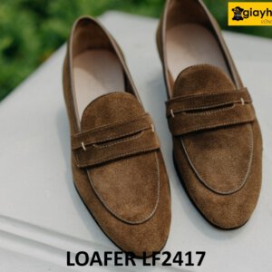 Giày lười nam da lộn công sở đẹp loafer LF2417 001