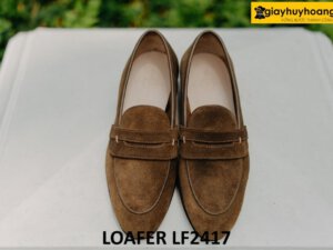 Giày lười nam da lộn công sở đẹp loafer LF2417 003