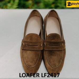 Giày lười nam da lộn công sở đẹp loafer LF2417 003