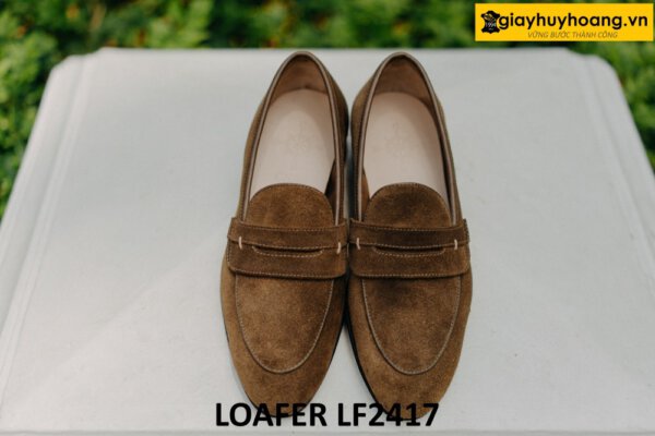 Giày lười nam da lộn công sở đẹp loafer LF2417 003