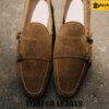 Giày da lộn nam có khóa monkstrap loafer LF2419 001