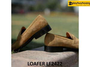 Giày lười nam da lộn đế cao su thời trang loafer LF2422 002