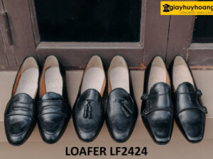 Giày lười da bê con thiết kế trẻ trung Penny loafer LF2424 001