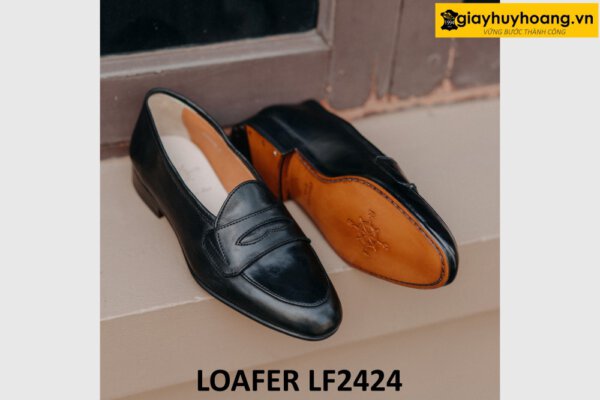 Giày lười da bê con thiết kế trẻ trung Penny loafer LF2424 002