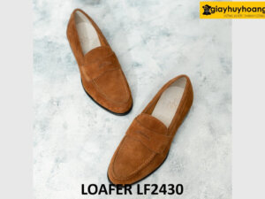 Giày da lộn nam màu bò nam tuyệt đẹp loafer LF2429 004