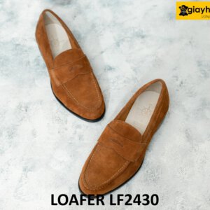 Giày da lộn nam màu bò nam tuyệt đẹp loafer LF2429 004