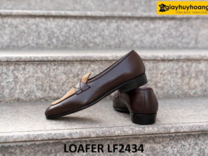 Giày lười nam màu nâu trẻ trung phong cách loafer LF2434 04