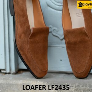 Giày lười nam da lộn đẹp chính hãng cao cấp loafer LF2435 003