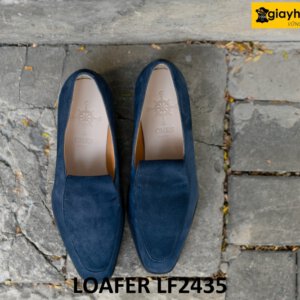 Giày lười nam da lộn đẹp chính hãng cao cấp loafer LF2435 001