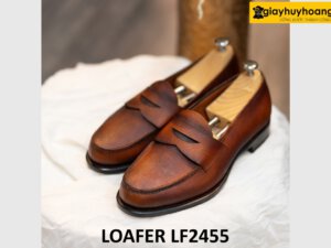 Giày lười nam đóng thủ công cao cấp loafer LF2454 005