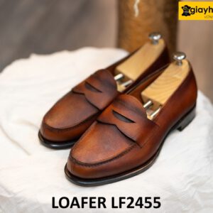 Giày lười nam đóng thủ công cao cấp loafer LF2454 005