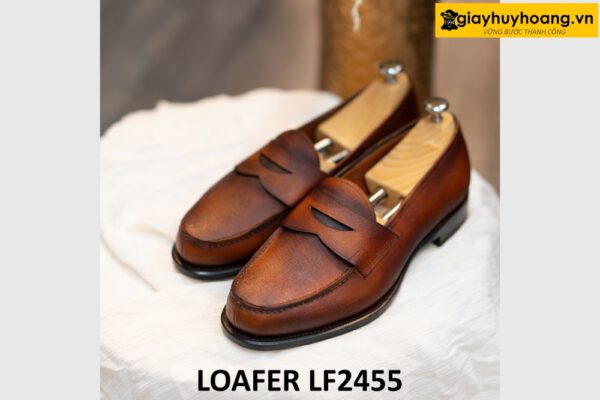 Giày lười nam đóng thủ công cao cấp loafer LF2454 005