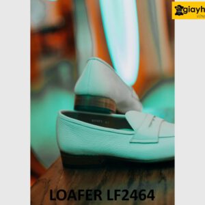 Giày lười nam màu trắng thời trang trẻ trung loafer LF2464 004