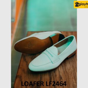Giày lười nam màu trắng thời trang trẻ trung loafer LF2464 003