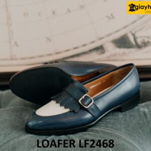 Giày lười cá tính nam đế khâu chỉ cao cấp loafer LF2468 004