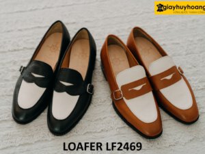 Giày lười nam trẻ trung đẹp hot trend loafer LF2469 001