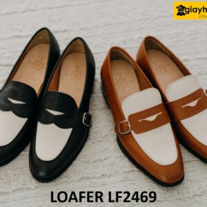 Giày lười nam trẻ trung đẹp hot trend loafer LF2469 001