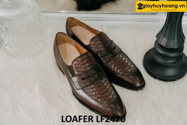 Giày lười da nam trẻ trung năng động hiện đại loafer LF2470 001