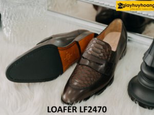 Giày lười da nam trẻ trung năng động hiện đại loafer LF2470 003
