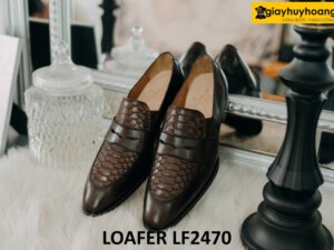 Giày lười da nam trẻ trung năng động hiện đại loafer LF2470 007