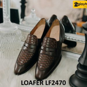 Giày lười da nam trẻ trung năng động hiện đại loafer LF2470 007