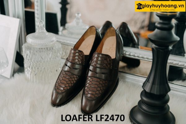 Giày lười da nam trẻ trung năng động hiện đại loafer LF2470 007