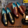 Giày lười nam da trơn đế da bò goodyear loafer LF2474 001