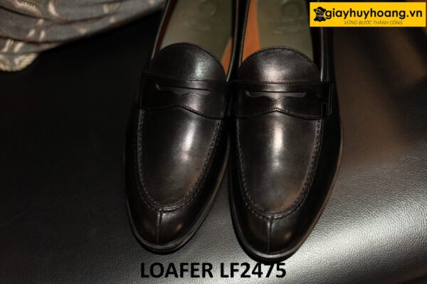 Giày lười nam màu đen thanh lịch công sở loafer LF2475 001