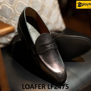 Giày lười nam màu đen thanh lịch công sở loafer LF2475 002