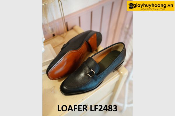 Giày nam trẻ trung không dây chính hãng loafer LF2483 002