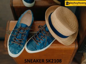 Giày da sneaker thể thao da cá sấu hàng hiệu SK2108 004