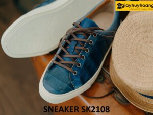 Giày da sneaker thể thao da cá sấu hàng hiệu SK2108 003