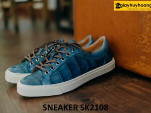 Giày da sneaker thể thao da cá sấu hàng hiệu SK2108 001