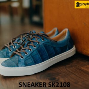 Giày da sneaker thể thao da cá sấu hàng hiệu SK2108 001
