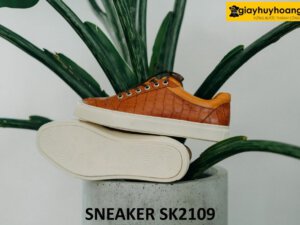 Giày da sneaker nam đế khâu chỉ thật bền bỉ SK2109 003
