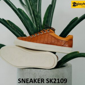 Giày da sneaker nam đế khâu chỉ thật bền bỉ SK2109 003