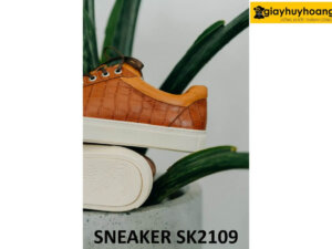 Giày da sneaker nam đế khâu chỉ thật bền bỉ SK2109 002