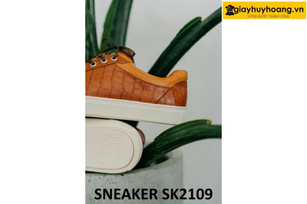 Giày da sneaker nam đế khâu chỉ thật bền bỉ SK2109 002