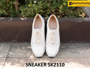 Giày đi bộ sneaker nam màu trắng SK2110 007