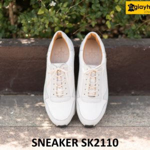 Giày đi bộ sneaker nam màu trắng SK2110 007