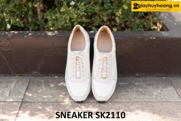 Giày đi bộ sneaker nam màu trắng SK2110 007