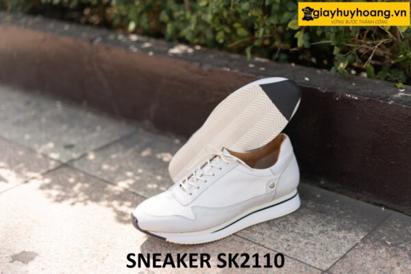 Giày đi bộ sneaker nam màu trắng SK2110 005
