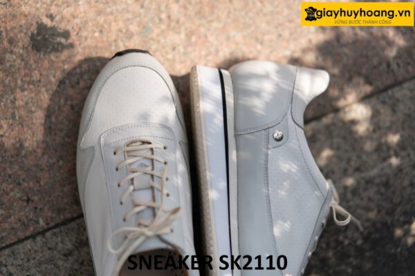 Giày đi bộ sneaker nam màu trắng SK2110 003