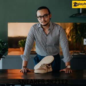 Giày da nam đế bằng sneaker đẹp cá tính SK2112 004