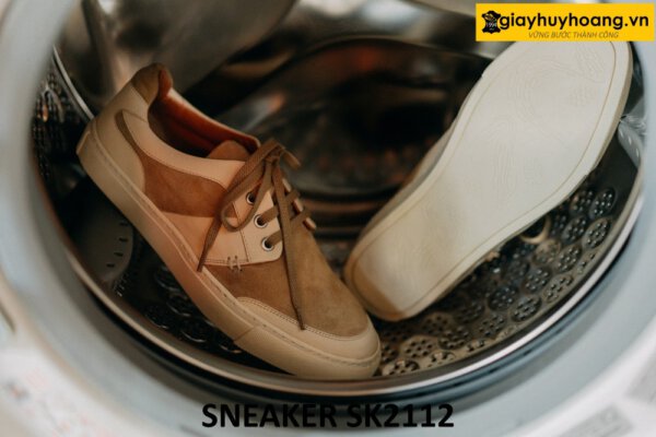 Giày da nam đế bằng sneaker đẹp cá tính SK2112 003