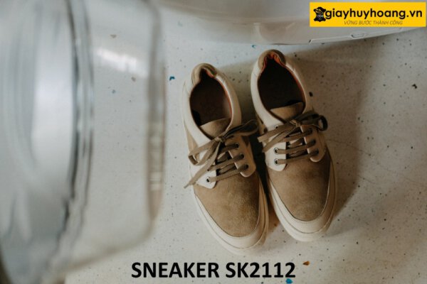 Giày da nam đế bằng sneaker đẹp cá tính SK2112 001