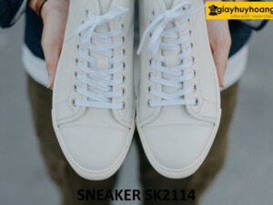 Giày da nam cổ cao buộc dây đế sneaker thể thao SK2114 003
