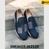Giày lười không dây nam phối vải jean rách sneaker SK2120 001
